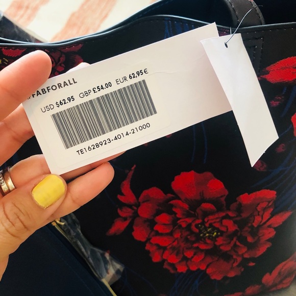 Floral tote bag - Picture 4 of 8